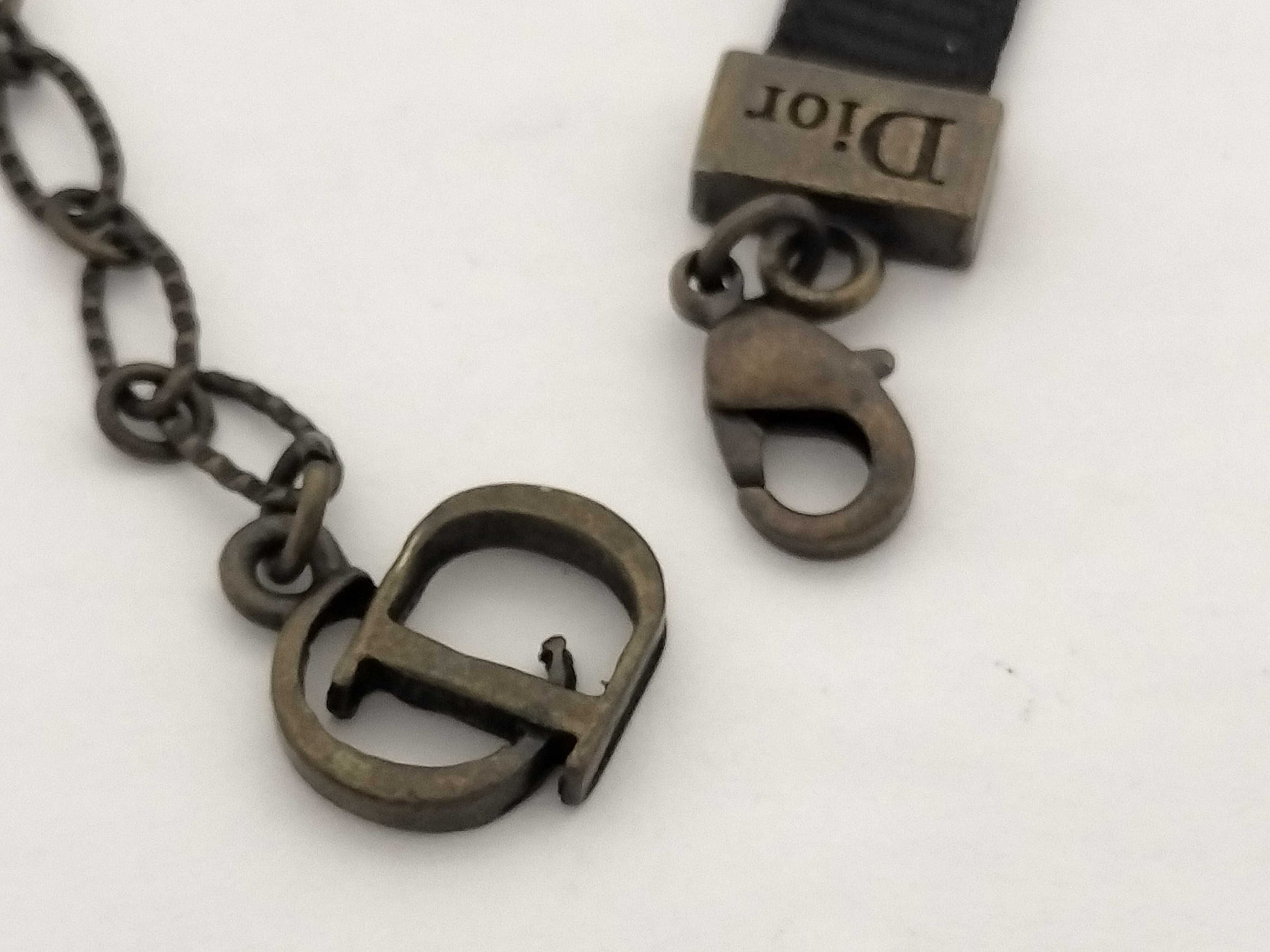 Dior Christian Dior Choker Necklace Logo Necklace