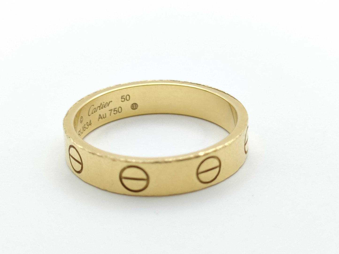 Cartier Mini Love #50 YG Au750 3.1g Ring