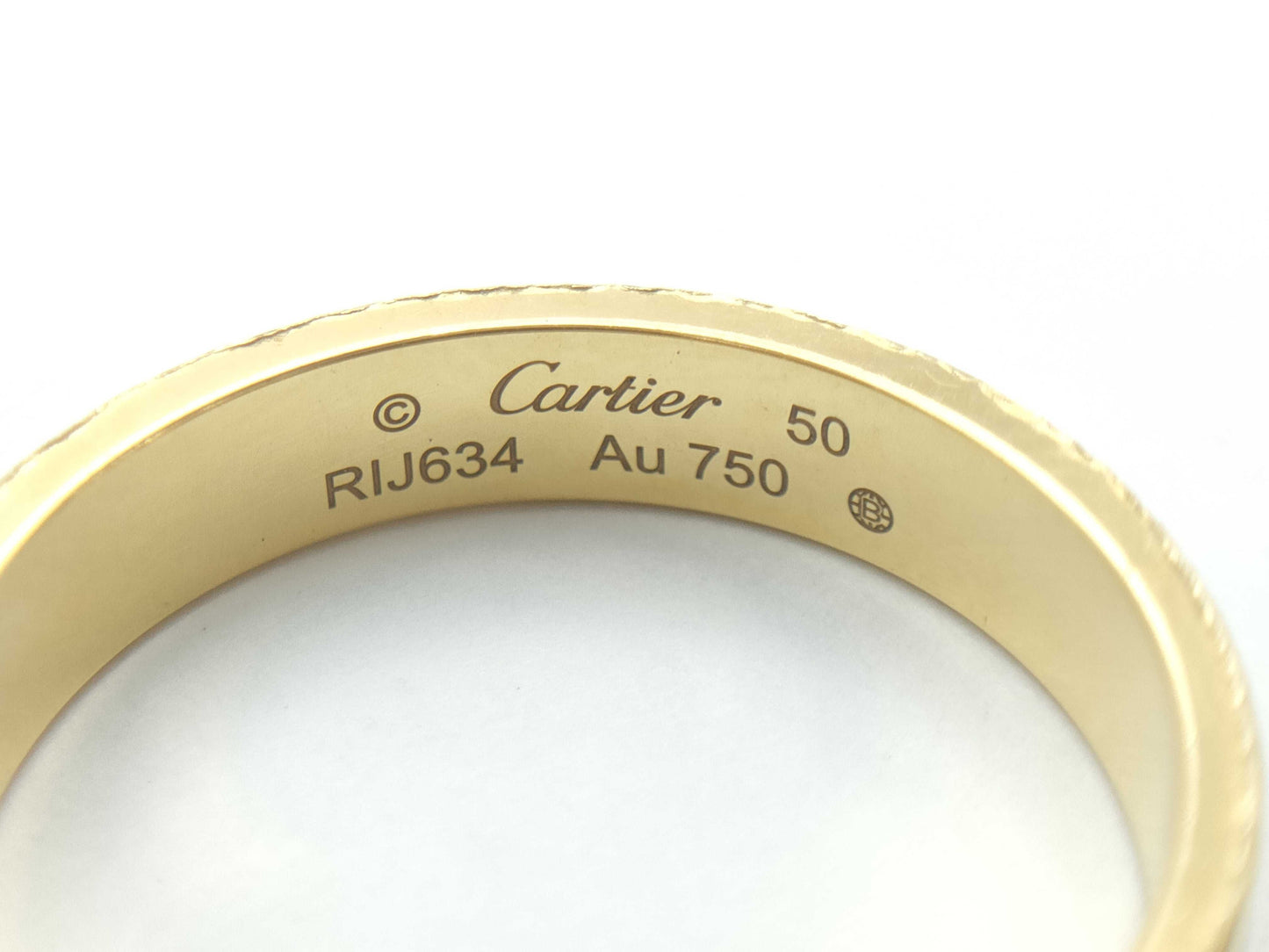 Cartier Mini Love #50 YG Au750 3.1g Ring