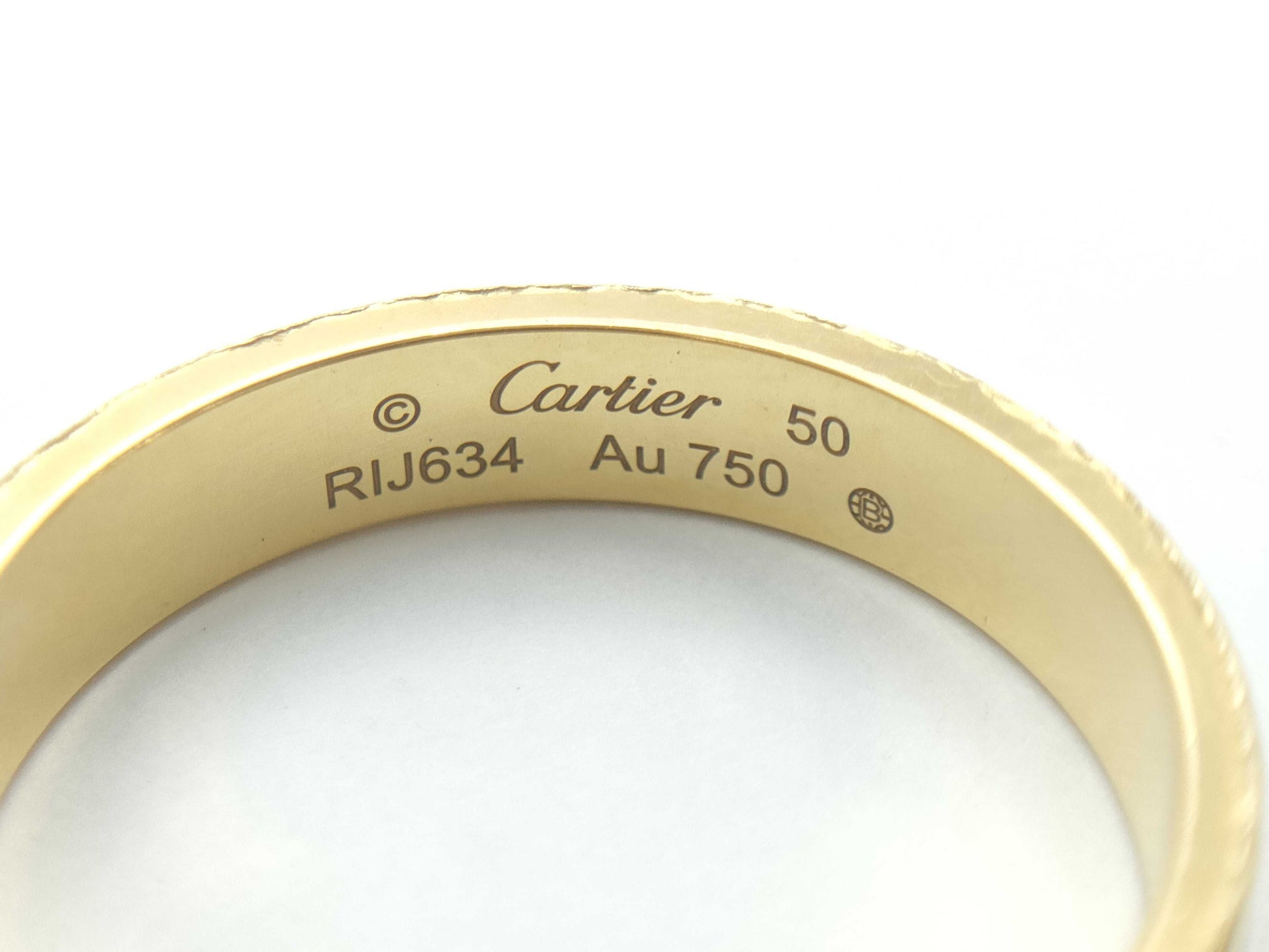 Cartier Mini Love #50 YG Au750 3.1g Ring
