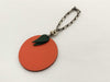 HERMES Charm Keychain Orange Key Case/Keychain