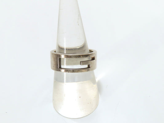 GUCCI Gucci Ring AG925 Size 18 8.3g Ring
