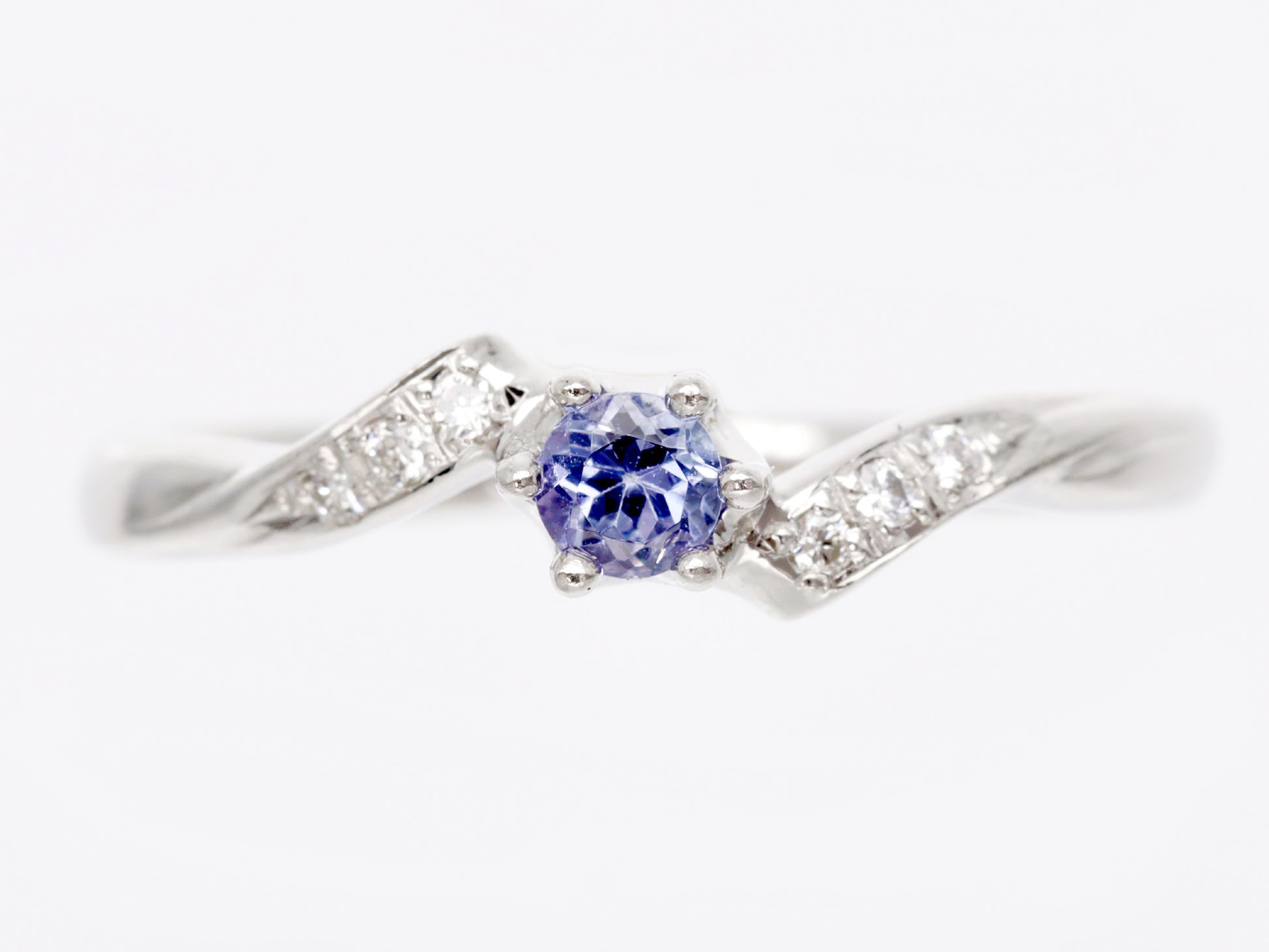 Tanzanite Diamond Pt950 2.4G Ring