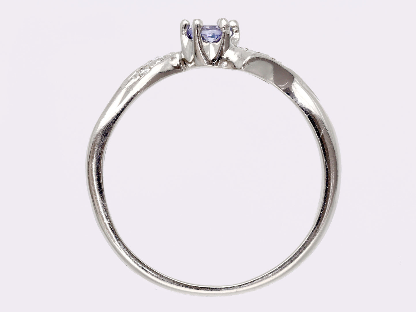 Tanzanite Diamond Pt950 2.4G Ring