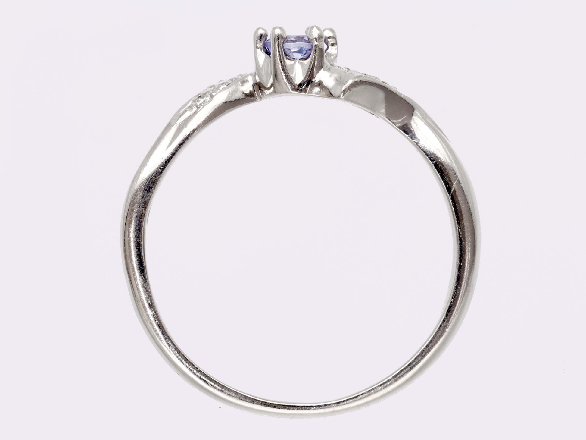Tanzanite Diamond Pt950 2.4G Ring