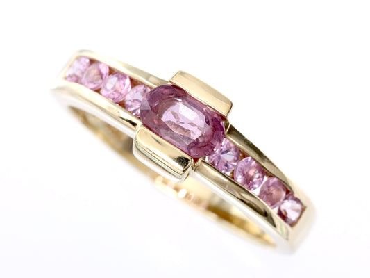Pink Sapphire K10 3.2g Ring