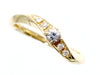 Vendome Aoyama White Sapphire Diamond K18 2.0g Ring