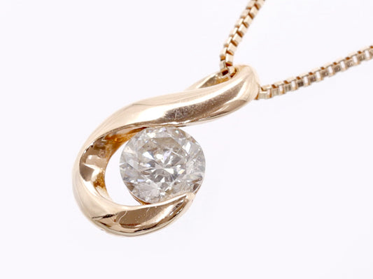 D0.15ct K10 1.0g Necklace