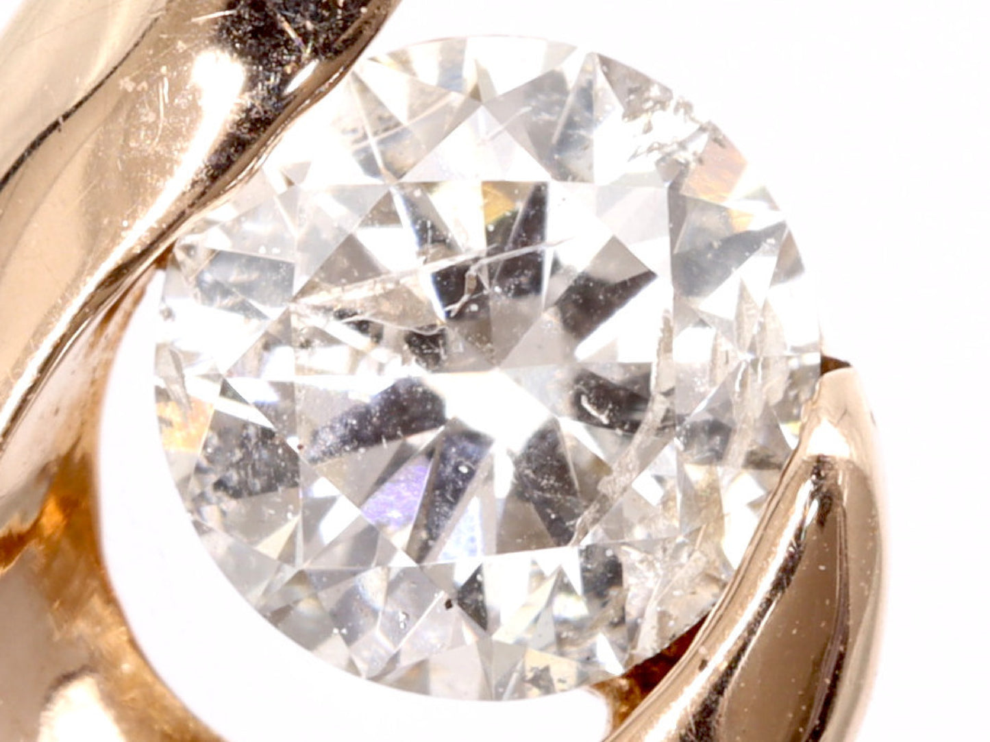 D0.15ct K10 1.0g Necklace