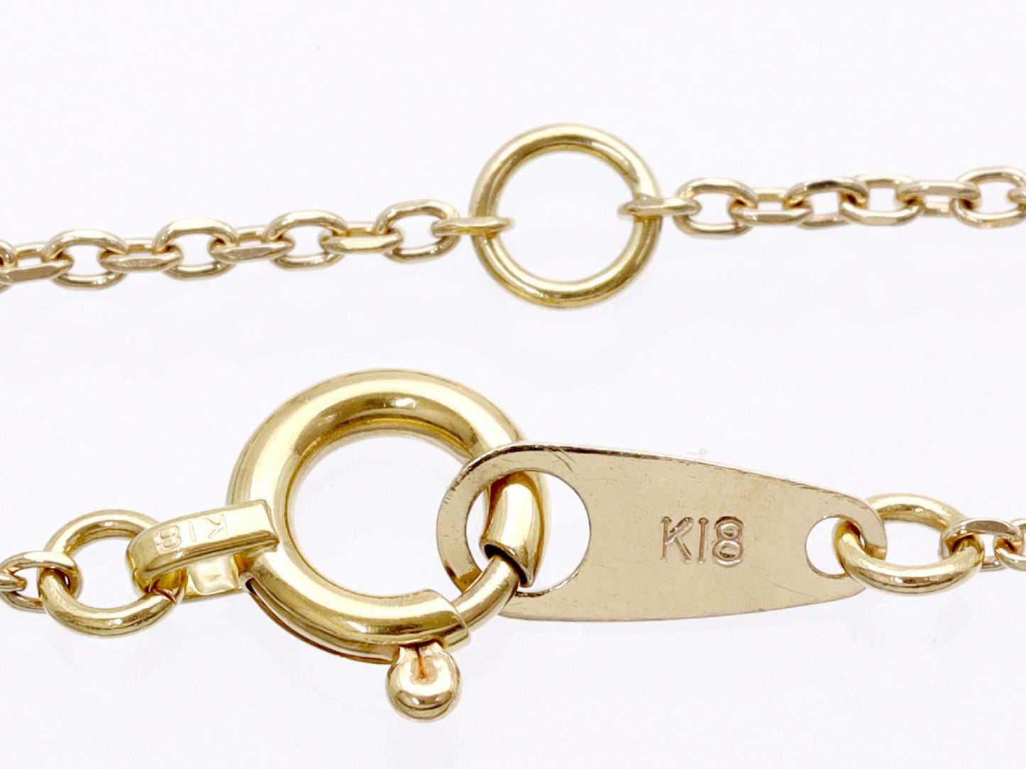 D0.10ct K18 2.7g Necklace