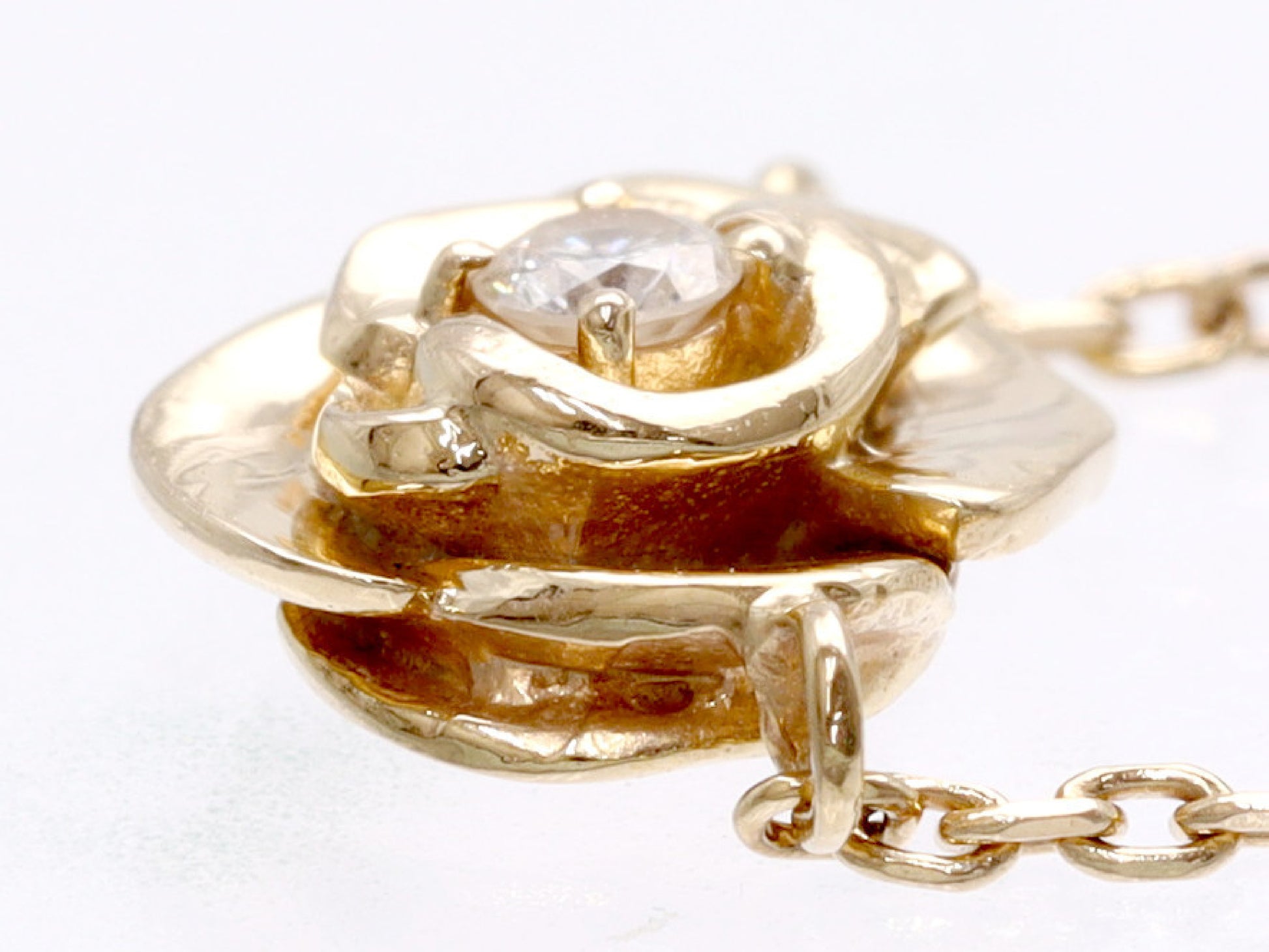 D0.10ct K18 2.7g Necklace