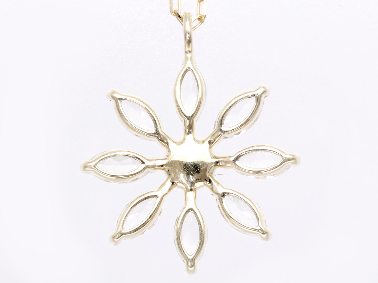 4°C Opal White Topaz K10 1.4g Necklace