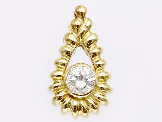 D0.19ct K18 2.4g Pendant Top