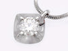 D0.143ct Pt900/850 3.7g Necklace