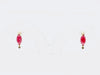 Rhodite 1.35ct D0.02ct / Rhodite 1.35ct D0.02ct K18 1.7g Earrings