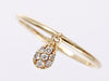 Diamond K10 0.9g Ring