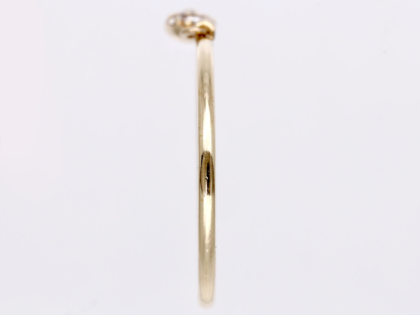 Diamond K10 0.9g Ring