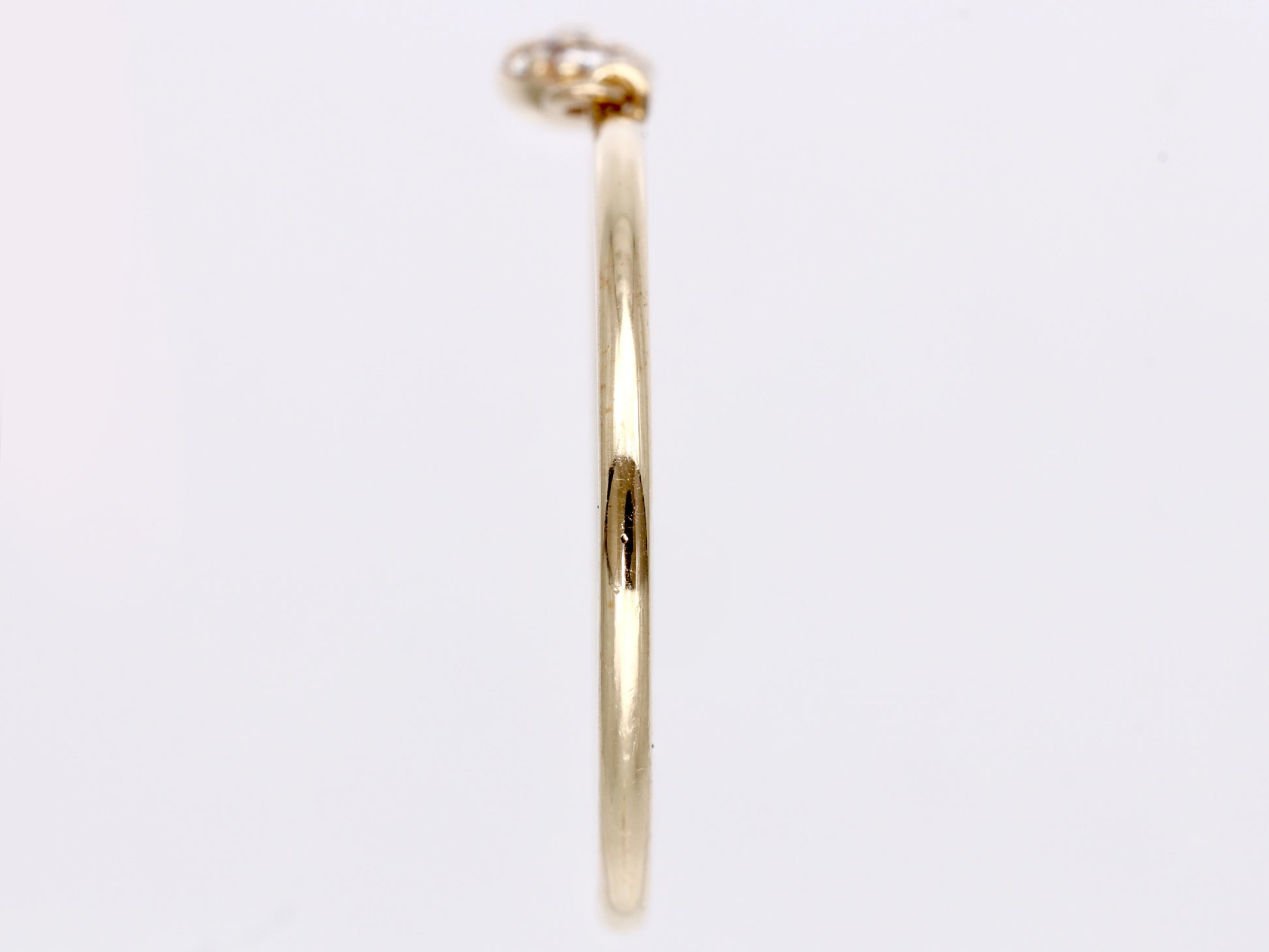 Diamond K10 0.9g Ring