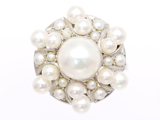 Pearl Diameter Approx. 3.0-8.0mm K14 5.4g Ring