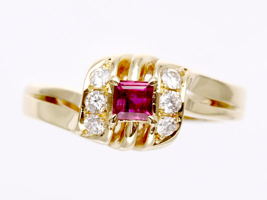POLA R0.17ct D0.12ct 750 3.8g Ring