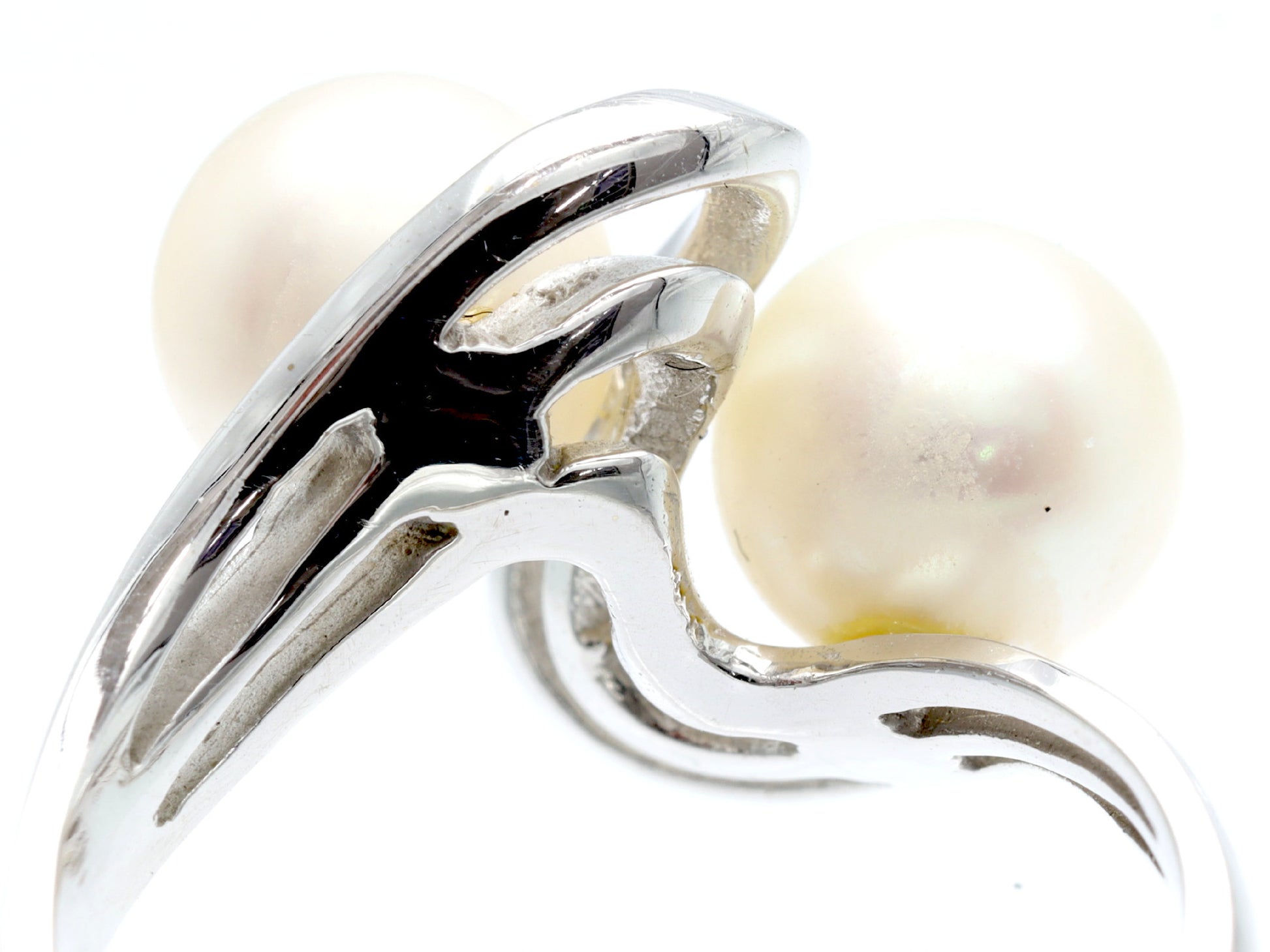 TASAKI Akoya Pearl Diameter Approx. 7.0mm K14WG 3.6g Ring