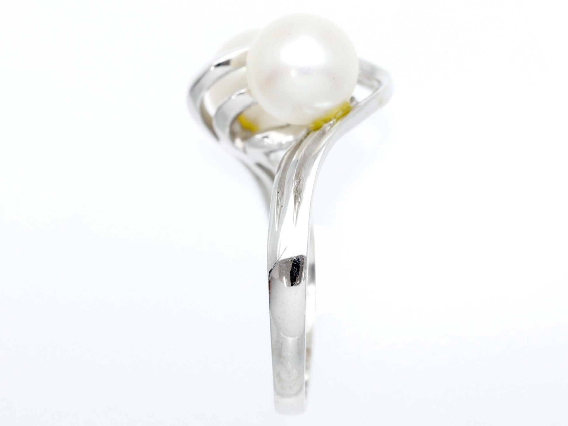 TASAKI Akoya Pearl Diameter Approx. 7.0mm K14WG 3.6g Ring