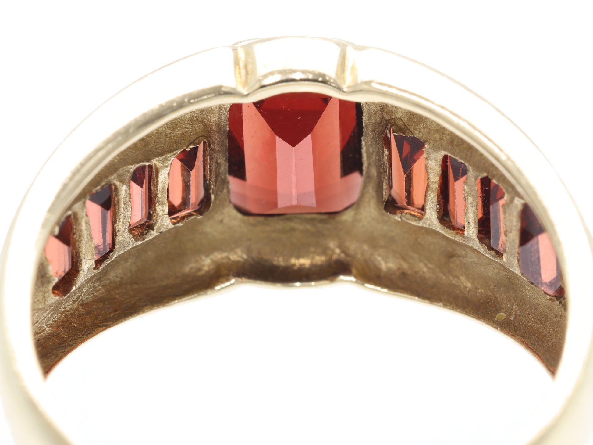 Garnet K10 3.7g Ring