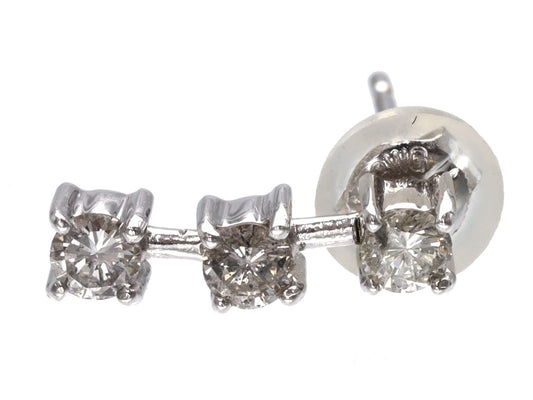 D0.25/0.25ct K18WG 1.3g Ring