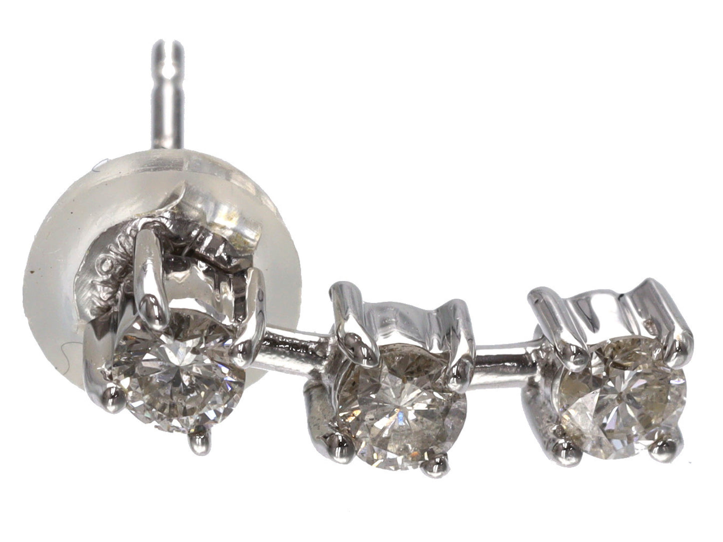 D0.25/0.25ct K18WG 1.3g Ring