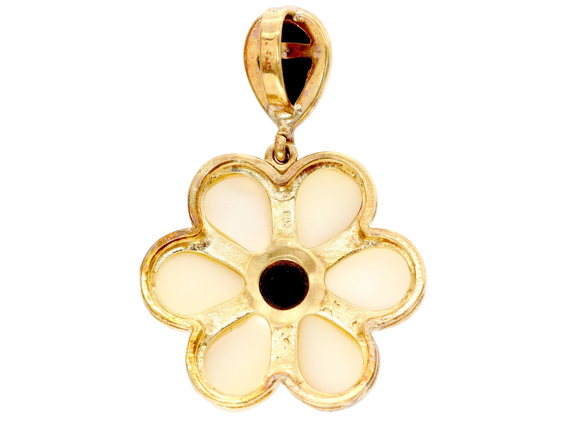 Shell Onyx K18 3.4g Pendant Top