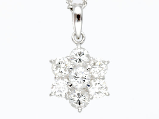 D1.031ct PT900/850 5.7g Necklace