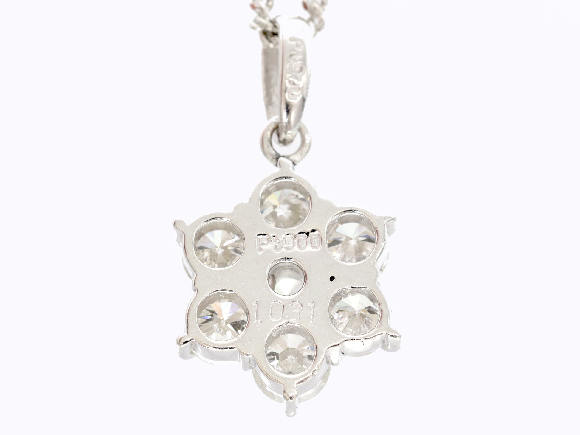 D1.031ct PT900/850 5.7g Necklace