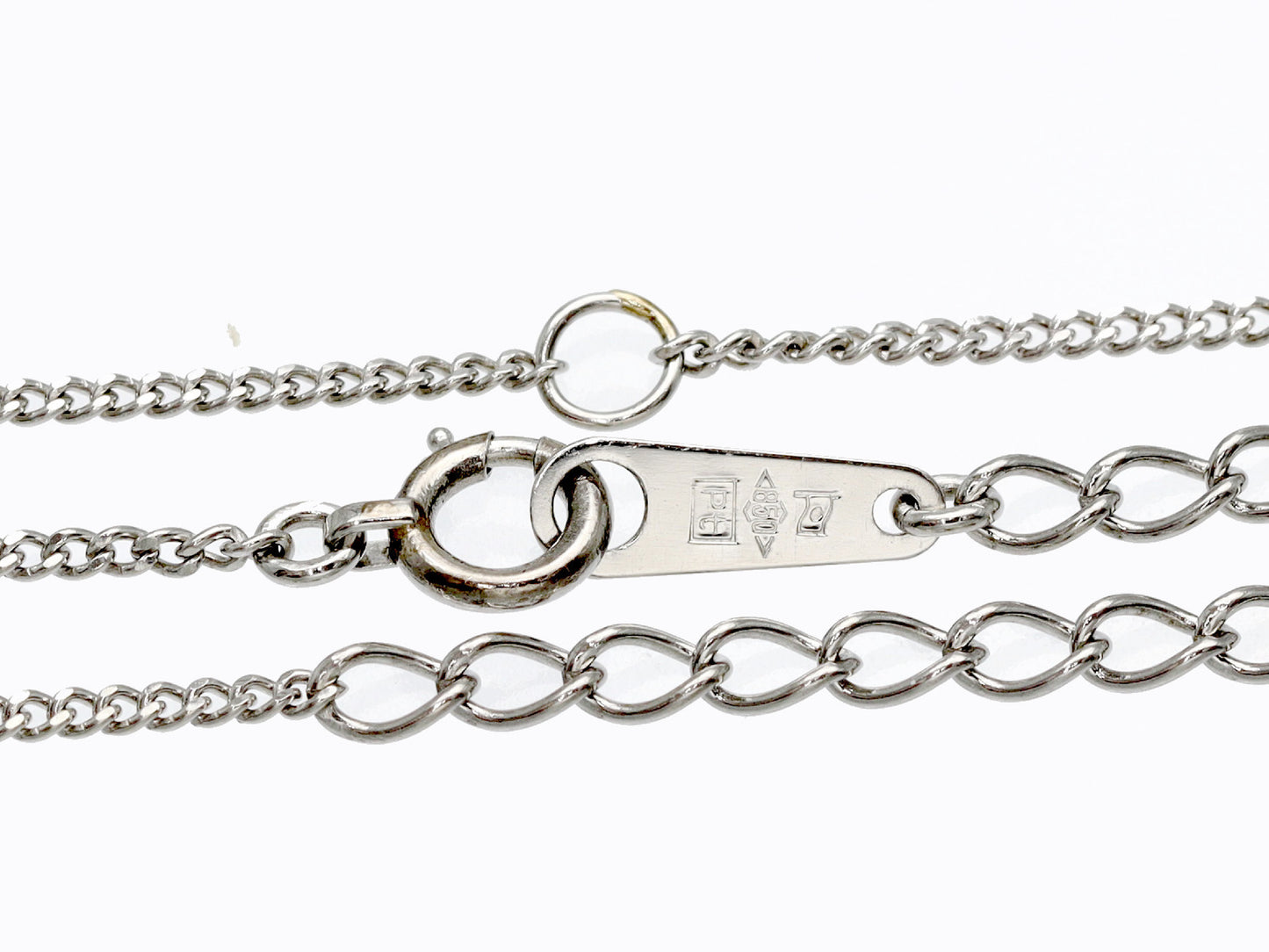 D1.031ct PT900/850 5.7g Necklace