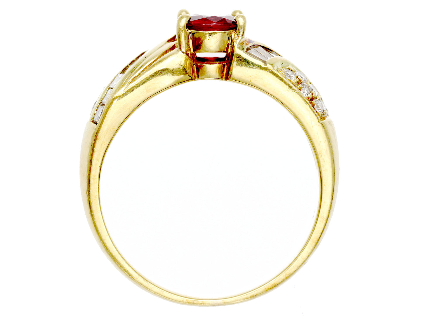 Ruby Diamond 750 5.0g Ring