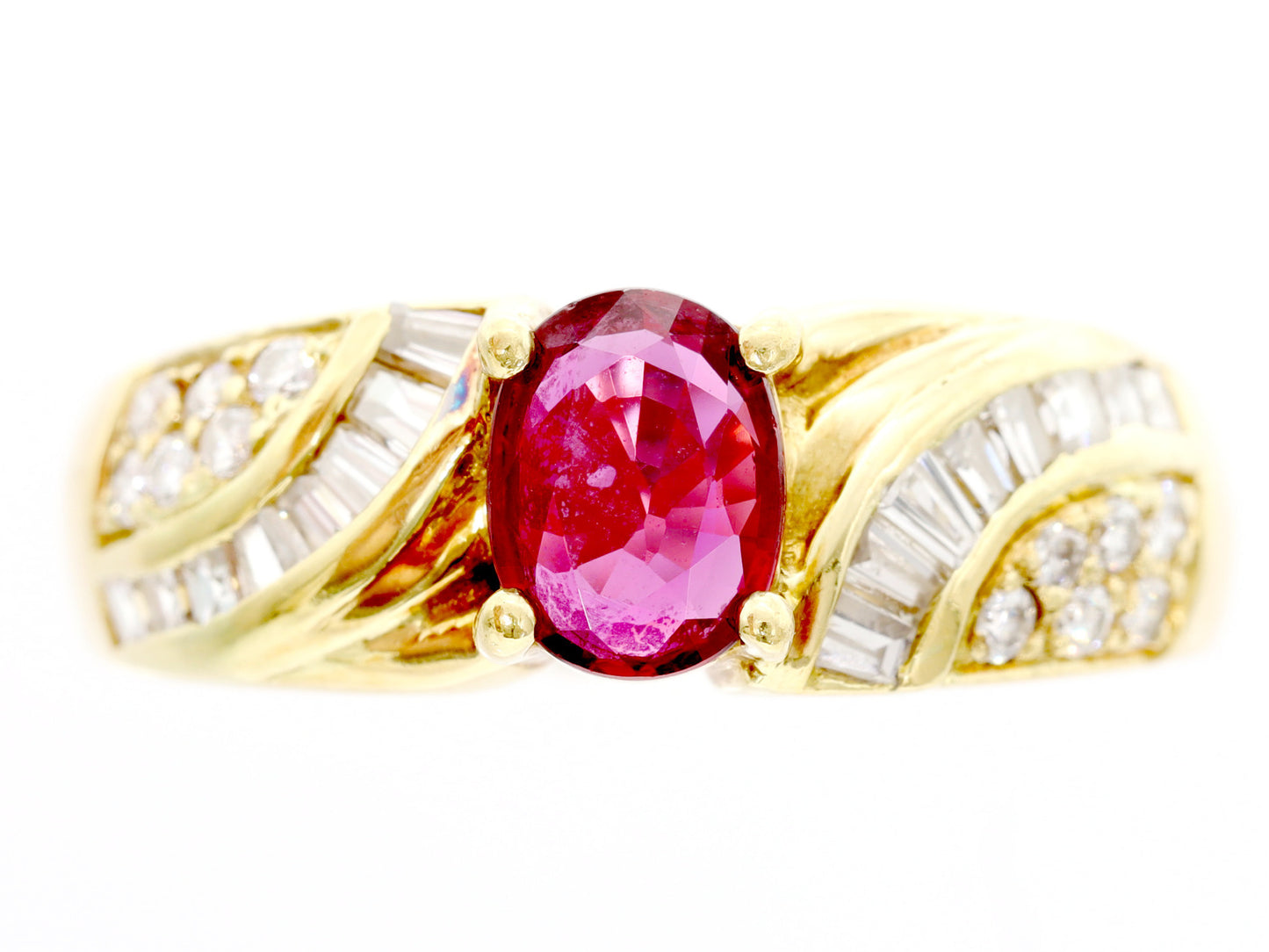 Ruby Diamond 750 5.0g Ring
