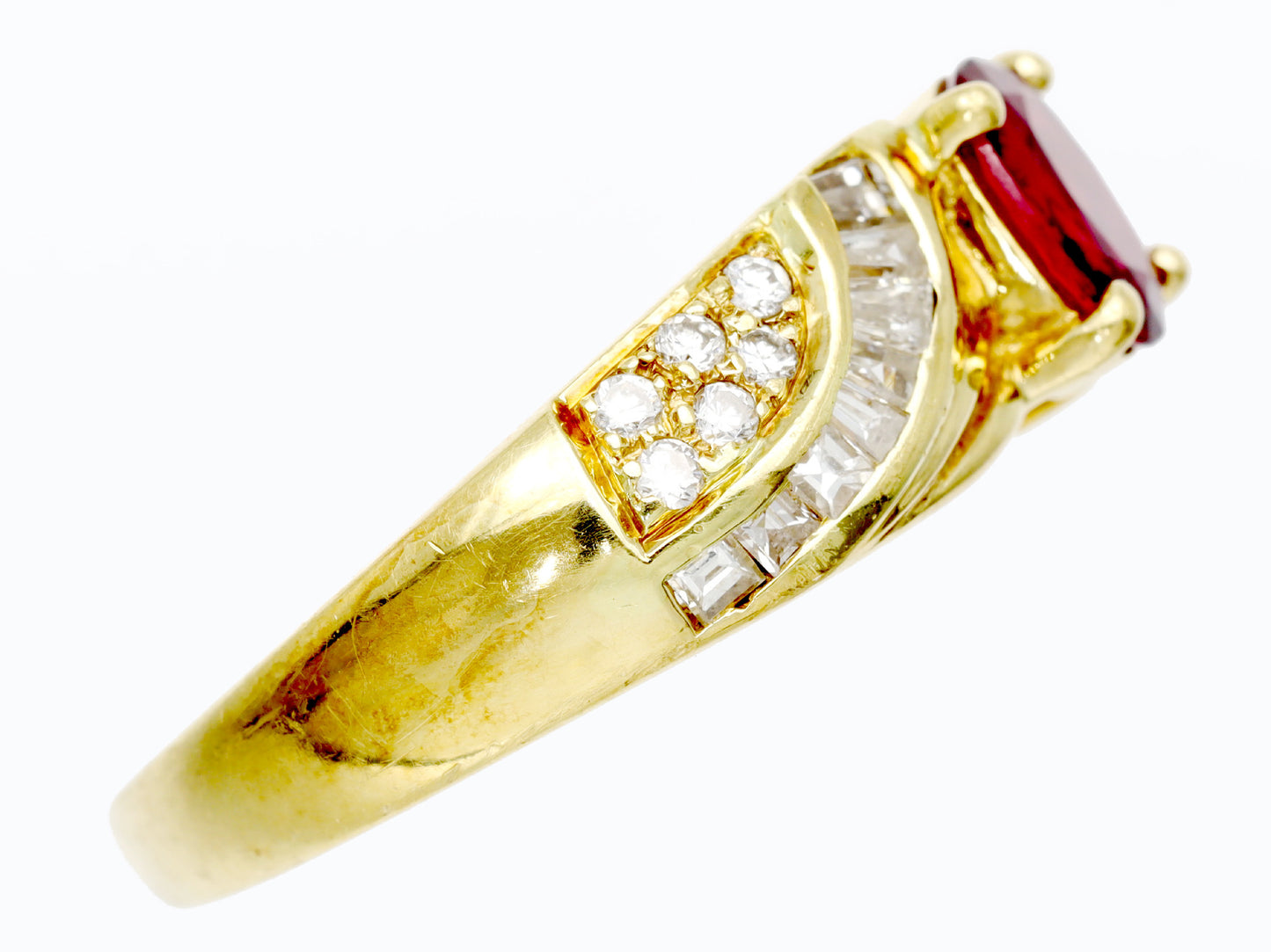 Ruby Diamond 750 5.0g Ring