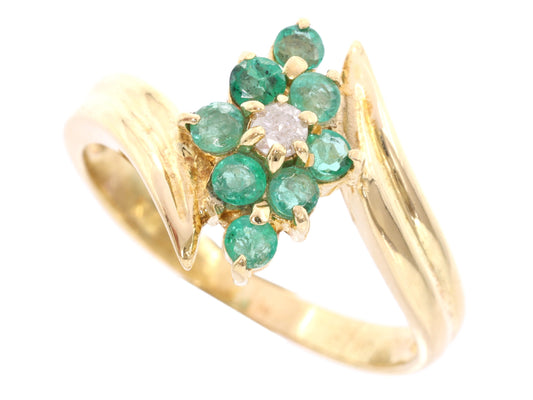 E0.36ct D0.05ct K18 2.8g Ring