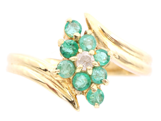 E0.36ct D0.05ct K18 2.8g Ring
