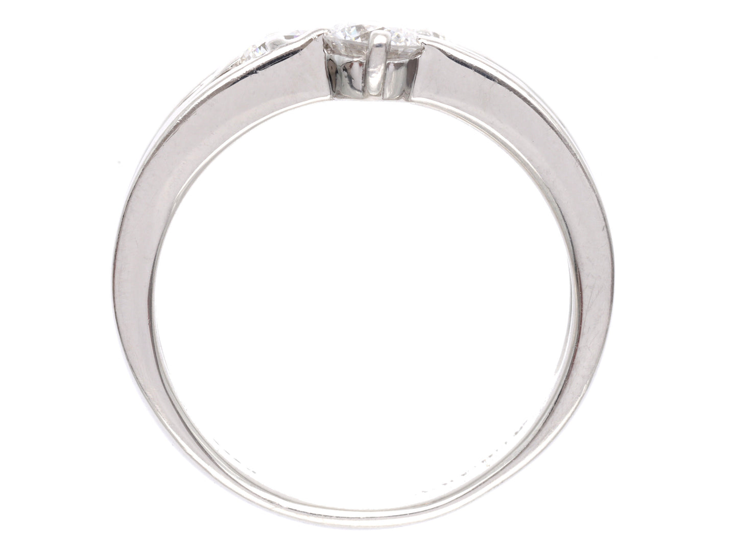 TRILOGY D0.53ct Pt900 6.9g Ring