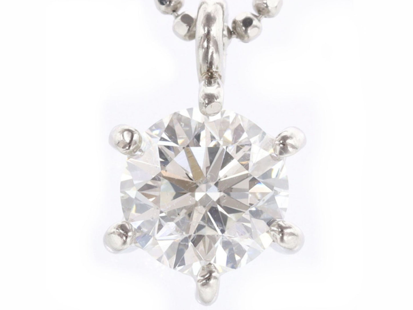 D0.710ct Pt900/850 3.0g Necklace