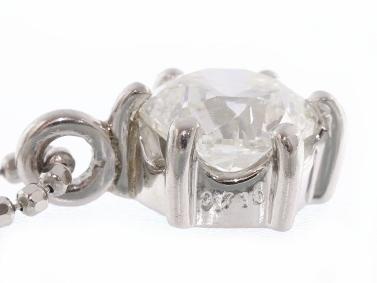 D0.710ct Pt900/850 3.0g Necklace