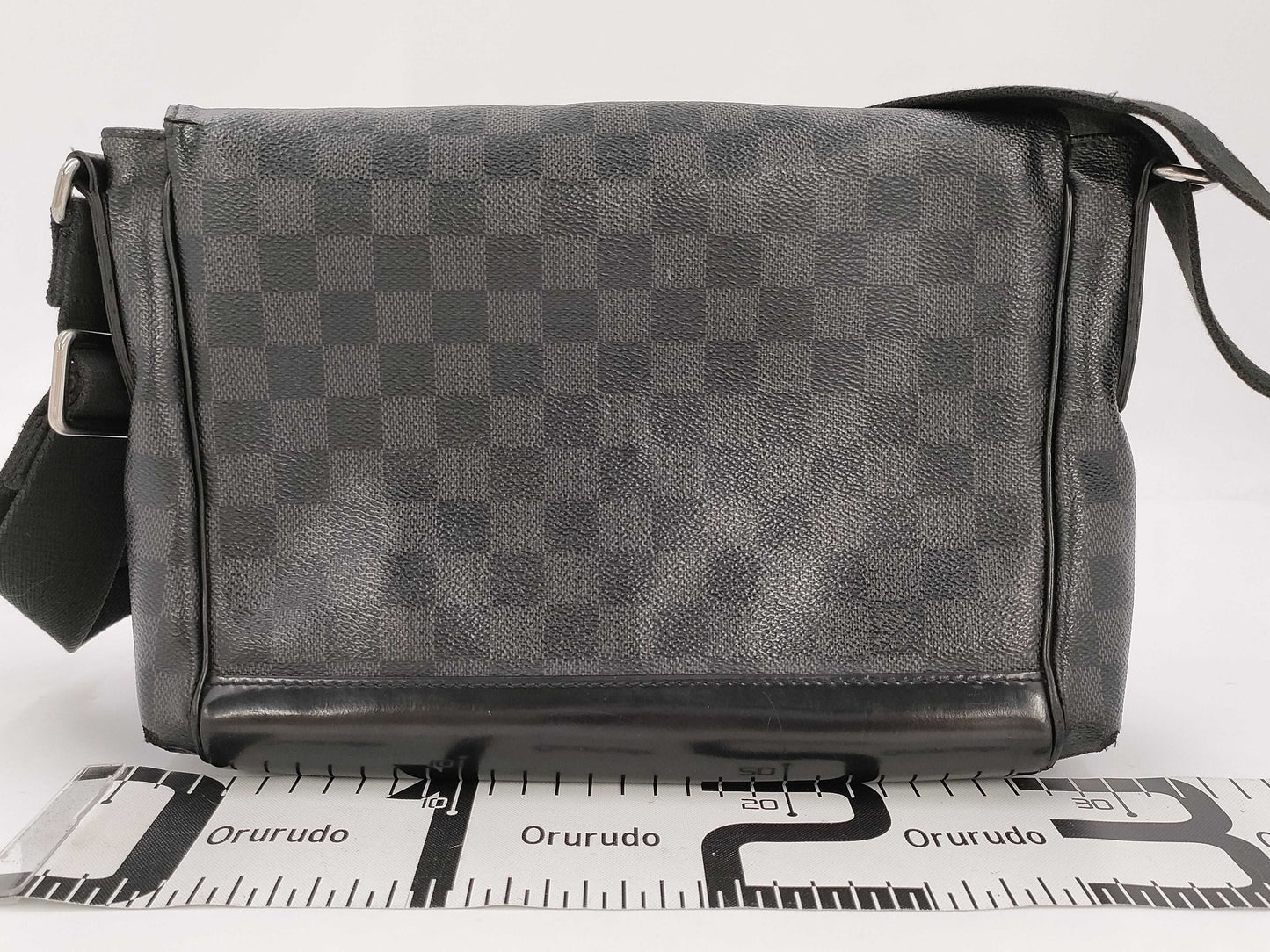 LOUIS VUITTON Louis Vuitton Damier Grafitte Messenger PM Shoulder Bag