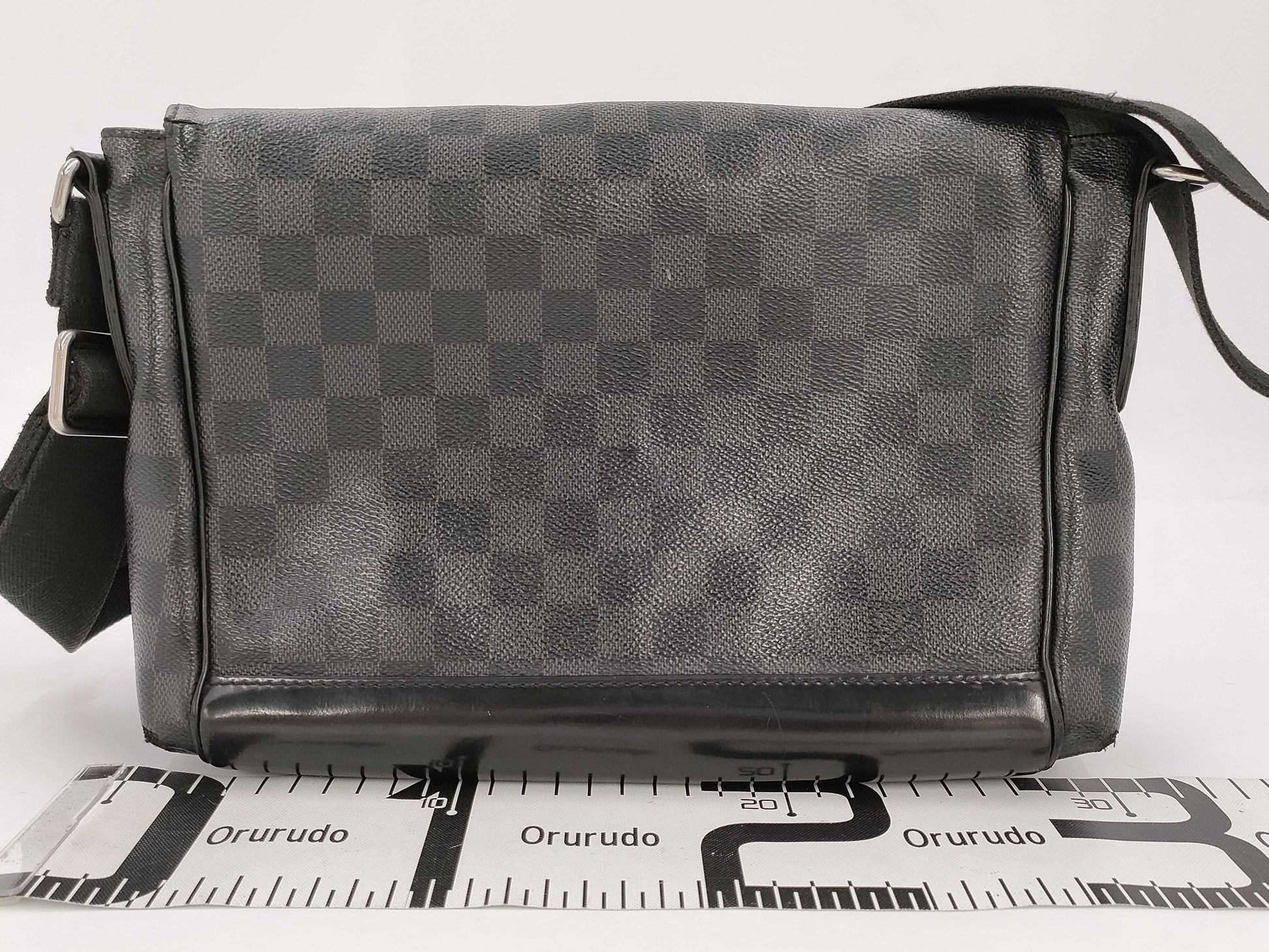 LOUIS VUITTON Louis Vuitton Damier Grafitte Messenger PM Shoulder Bag
