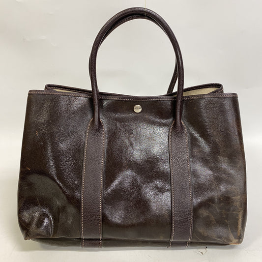 HERMES Garden Party Amazonia Brown Tote Bag Tote Bag