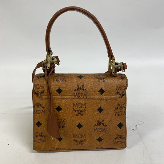 MCM MCM Turnlock Mini 2way Hand Shoulder Bag Brown Shoulder Bag