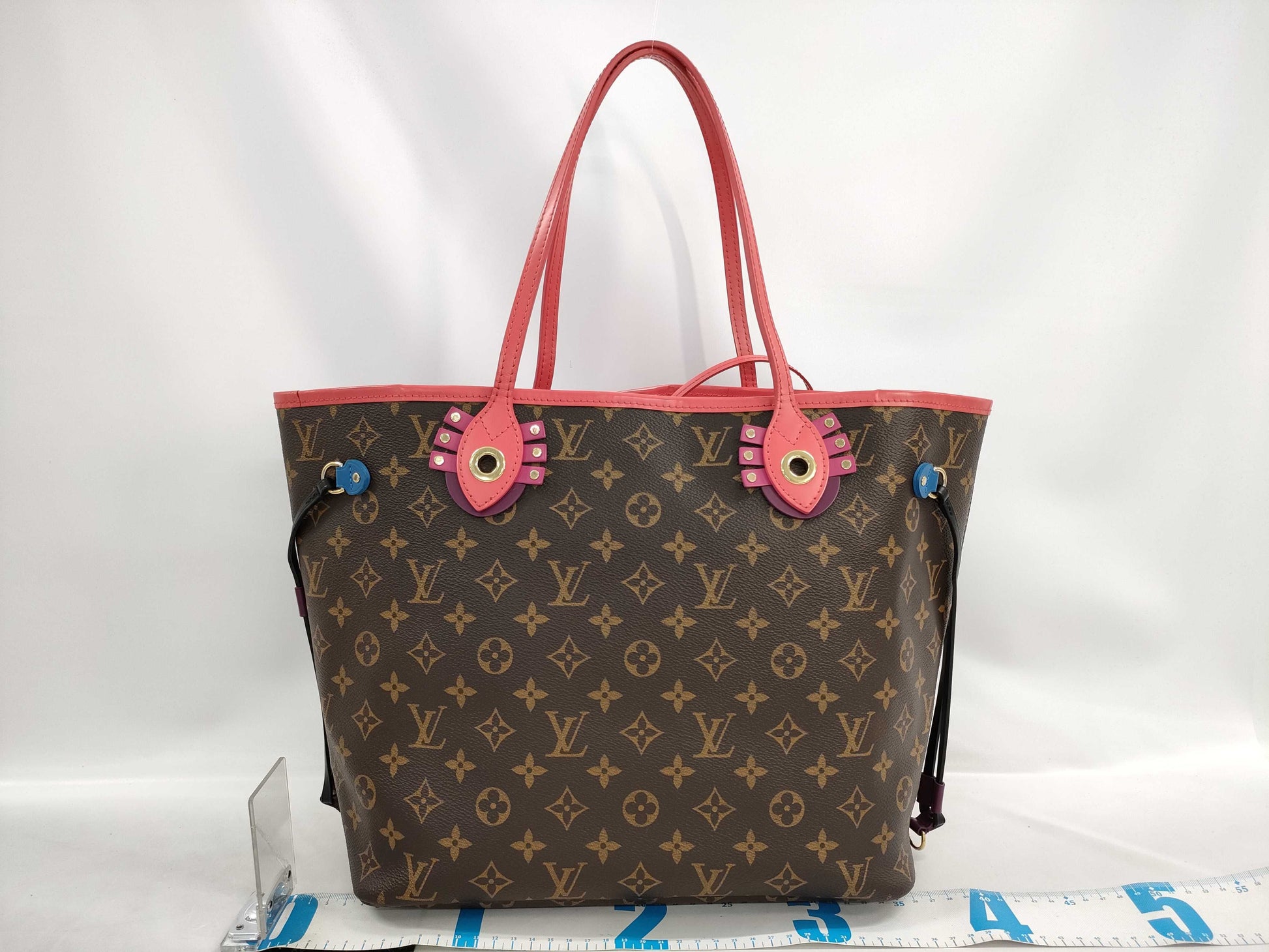 LOUIS VUITTON Monogram Totem Neverfull MM M41663 Tote Bag