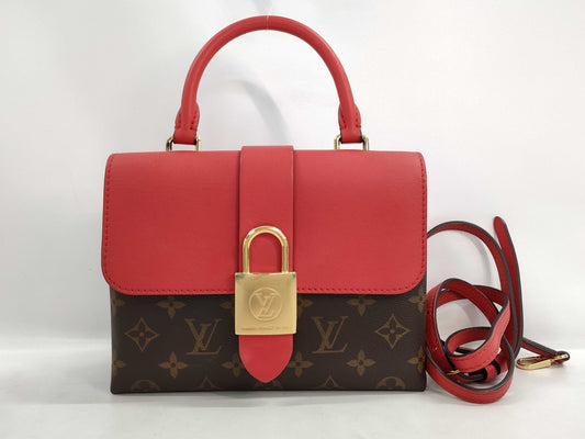 LOUIS VUITTON Monogram Red Rocky BB M44322 Handbag