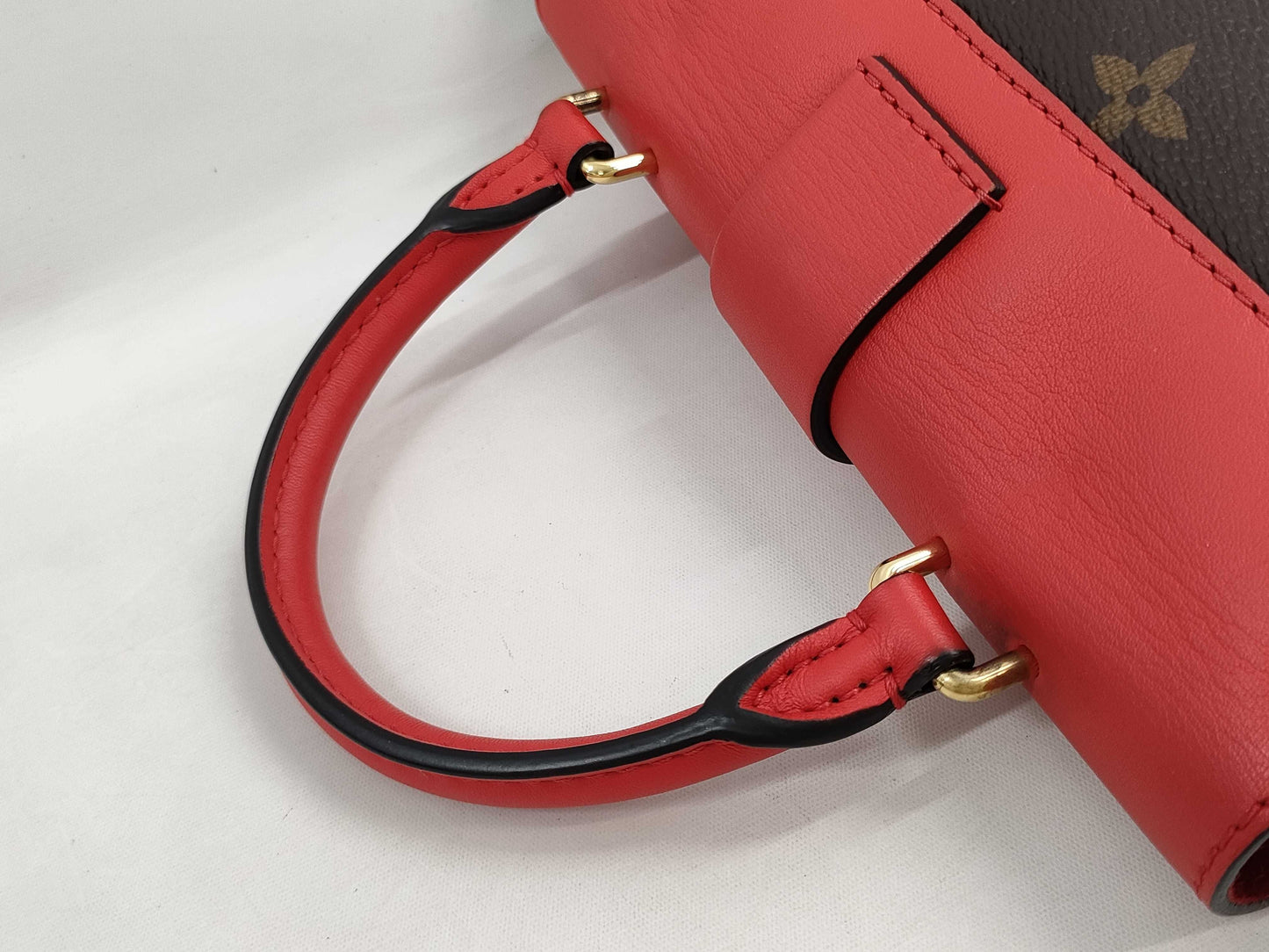 LOUIS VUITTON Monogram Red Rocky BB M44322 Handbag