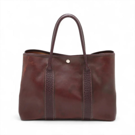 HERMES Garden Party 36 PM Amazonia x Buffle Tote Bag