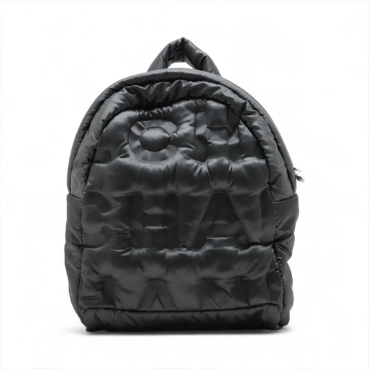 CHANEL Doudone Embossed Logo Nylon Series 24 Storage Bag Rucksack